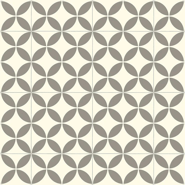 Pop Art Retro Tile Silver