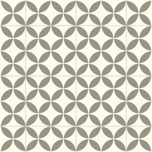 Pop Art Retro Tile Silver